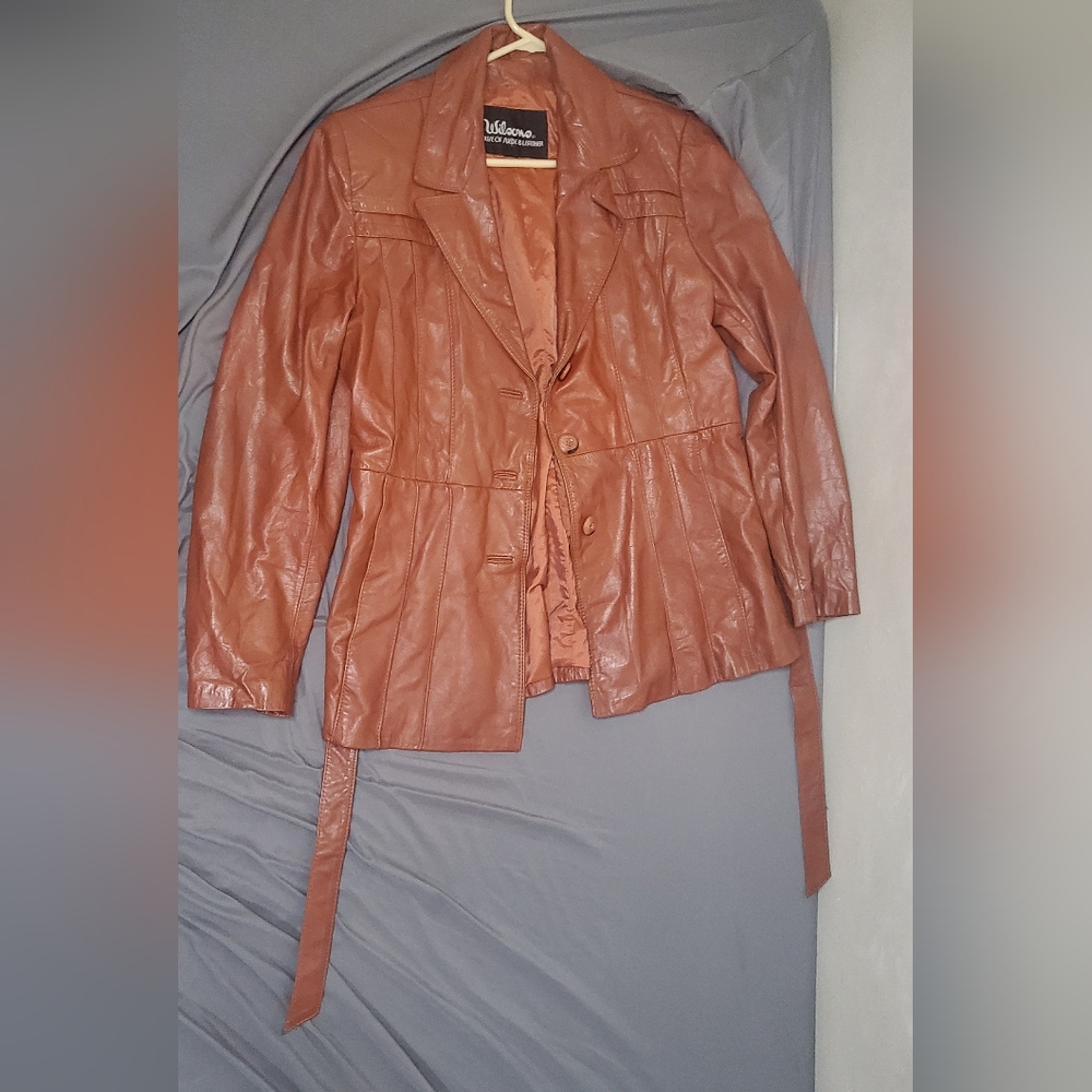 Wilson's Suede Leather Peacoat